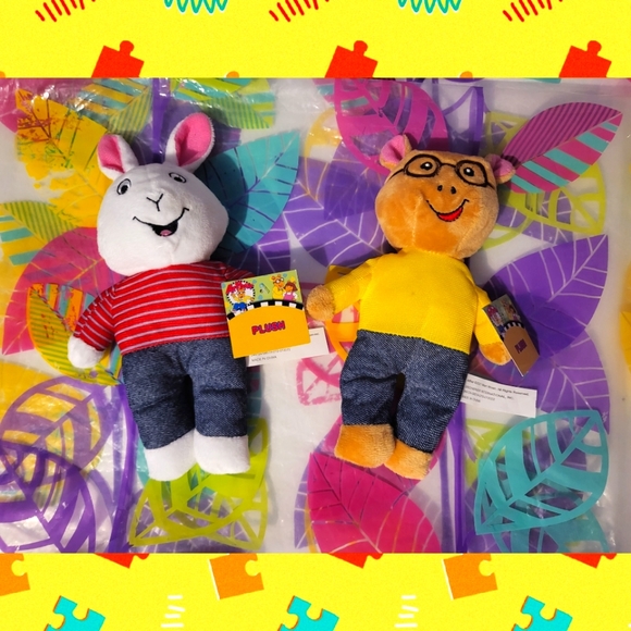 Arthur & Buster Plush Duo - Picture 1 of 3